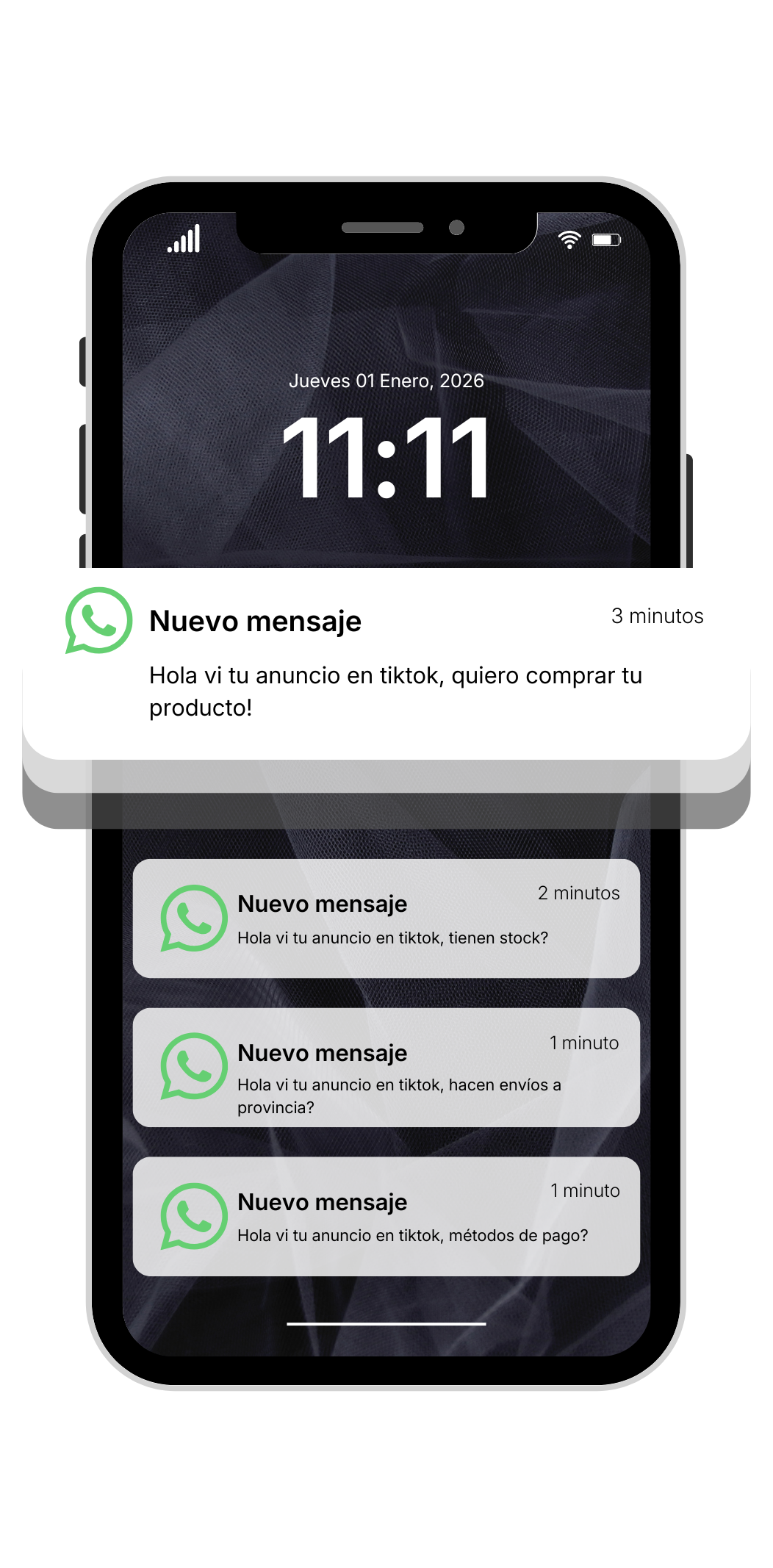 anuncios en tiktok ads con mensajes a whatsapp servicio de agencia publicidad en lima peru